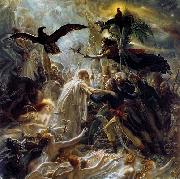 Ossian Receiving the Ghosts of French Heroes